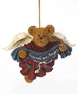 Enesco Boyds Resin Friends Are Angels Holiday Ornament