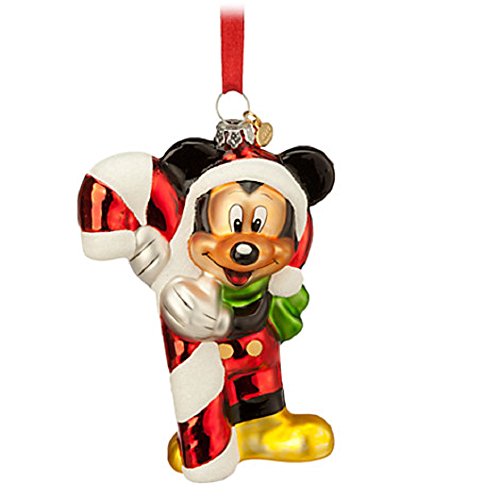Disney Sketchbook Mickey Mouse Glass Ornament, Christmas Ornament.