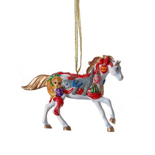 Trail of Painted Ponies Christmas Horse Ornament