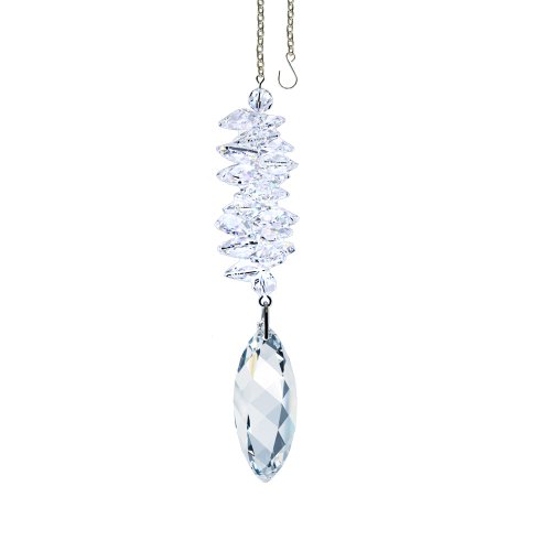 Swarovski Cascade Colorful Crystal Twist Ornament Suncatcher Made with 100% Genuine Swarovski Crystal