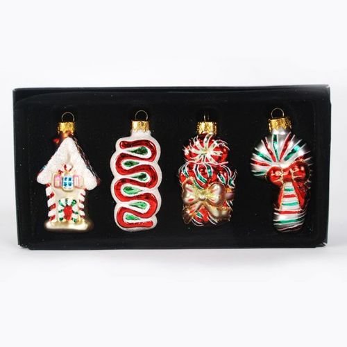 Vintage Inspired Glass Mini Sweets Ornaments