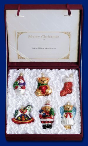 Old World Christmas Childs Ornament set