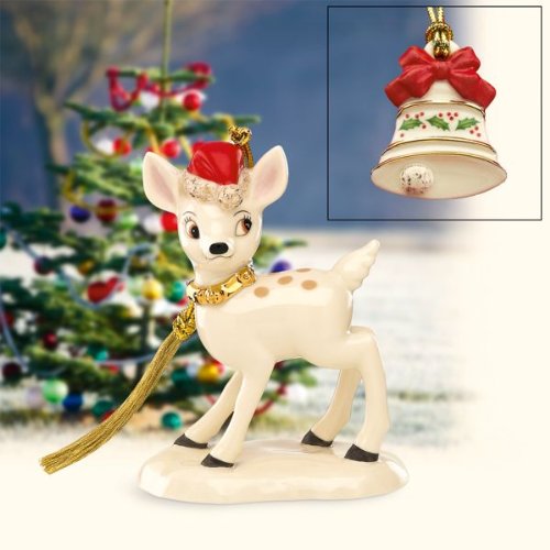 Lenox Porcelain Santa’s Newest Helper Reindeer Christmas Ornament