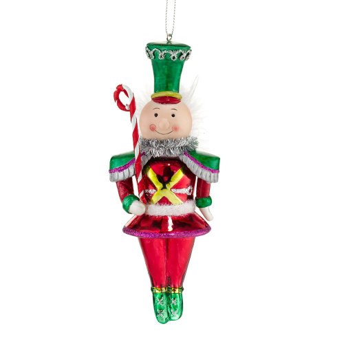 Department 56 Nutcracker Suite Treat Christmas Trim Toy Soldier Ornament, 5.5-Inch