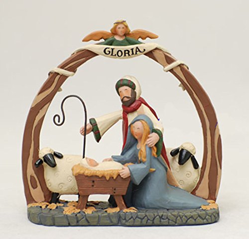 Blossom Bucket Gloria Nativity Christmas Decor