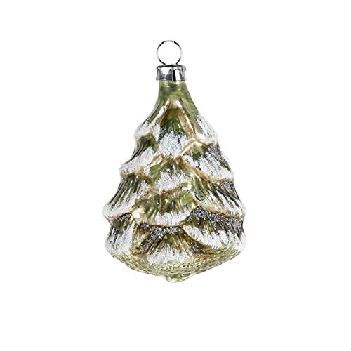 Vintage mouthblown Christmas Glass ornament “Small Fir” by MAROLIN® Germany