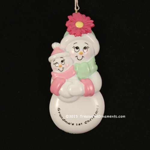 Grandma’s First Christmas with Granddaughter Ornament