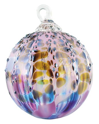 Glass Eye Studio Classic Ornament Ball Purple Sprinkle