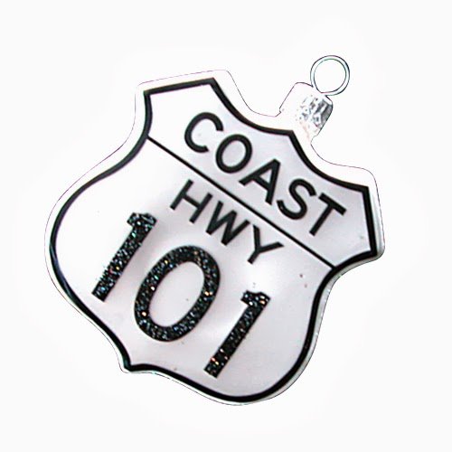 Ornaments to Remember: COAST HIGHWAY 101 Christmas Ornament