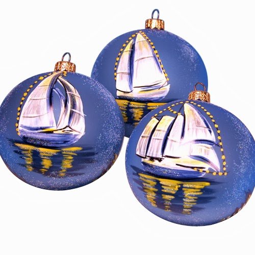 Ornaments To Remember Pacific NW: High Tide Holidays Hand-Blown Glass Ornament