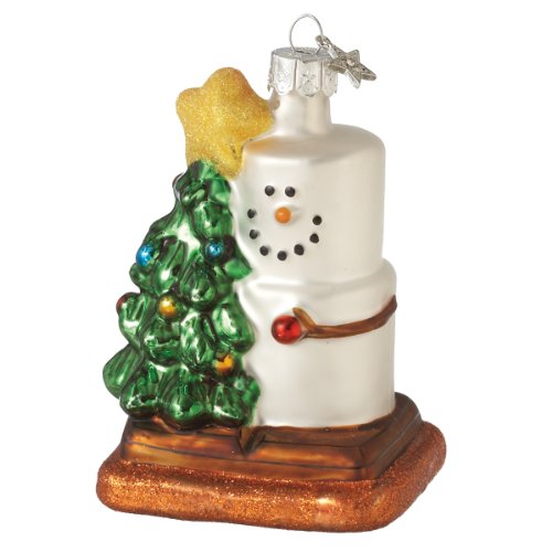 Midwest CBK S’mores With Christmas Tree Glass Christmas Ornament