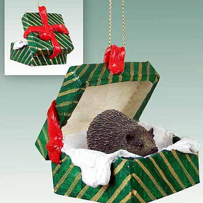 Hedgehog Gift Box Christmas Ornament – DELIGHTFUL!