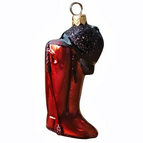 Ornaments to Remember: ENGLISH RIDING BOOTS & HUNT CAP Christmas Ornament