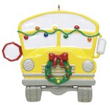 School Bus Christmas Ornament