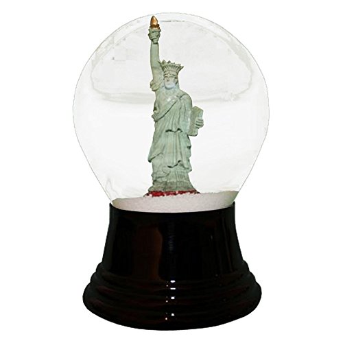 PR4612 – Perzy Snowglobe, Medium Statue of Liberty – 5″”H x 3″”W x 3″”D