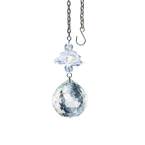 Swarovski Ornament MAYA Collection Clear Crystal Ornament, Suncatcher Made with Genuine Crystals from SWAROVSKI by CrystalPlace