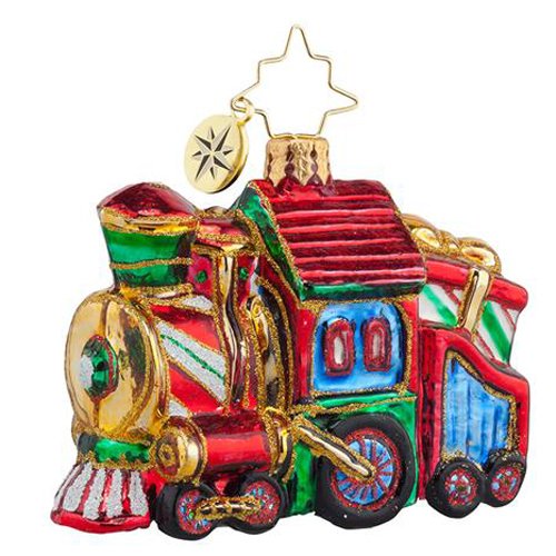 Christopher Radko Sweet Chuggin’ Along Little Gem Christmas Ornament