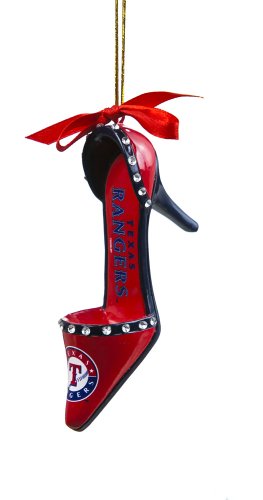 Texas Rangers High Heeled Shoe Ornament