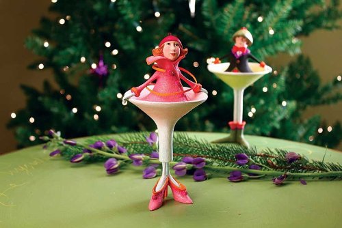 Patience Brewster Cosmopolitan Girl Ornament – Krinkles Christmas Décor New 08-30741
