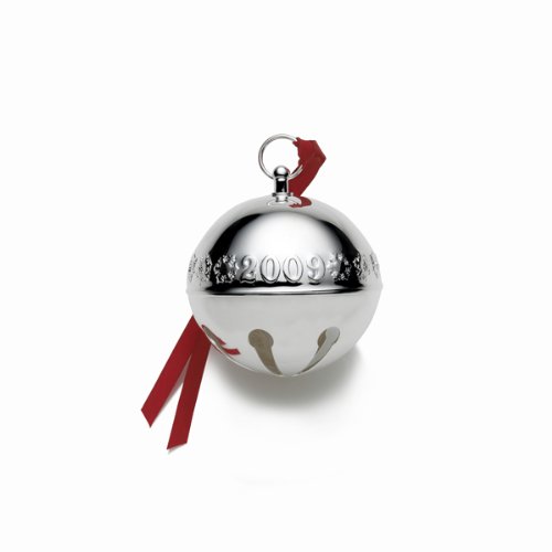 Wallace 2009 Silver Plated Sleigh Bell, Christmas Ornament 39th Edition