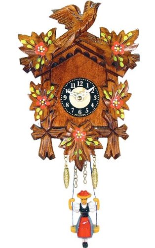 Engstler Christmas Decor Battery-Operated Clock – Mini Size – 6.75″H X 4.5″W X 2.75″D
