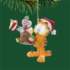 Carlton Heirloom “Garfield” Christmas Ornament 3″