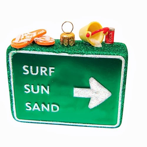 Ornaments to Remember: OFF TO THE BEACH Christmas Ornament