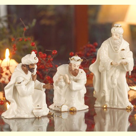 Belleek Holiday Collection Three Kings Set