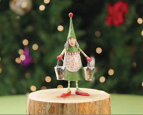 Patience Brewster Mini Maid A Milking – Krinkles Christmas Décor New 08-30643