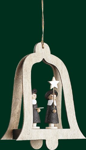 Hanging Christmas Tree Ornament Carolers, 3.4 Inches