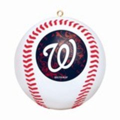 The Boelter Companies 105-WASNAT Replica Baseball Ornament – Washington Nationals