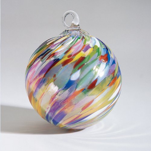 Glass Eye Studio Hand Blown Glass Ornament – Circus Twist