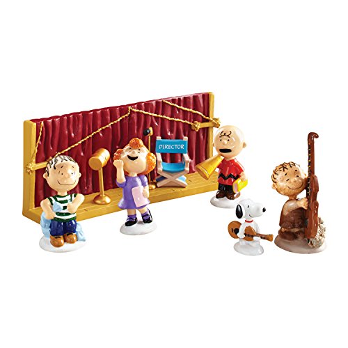 Department 56 Peanuts Christmas Getting Ready for Xmas Ornaments, Set of 8