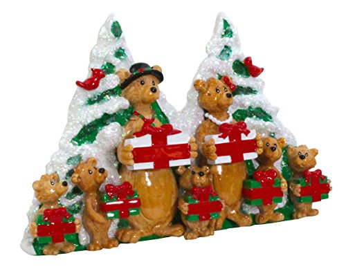 Rudolph & Me Bear Family Christmas Figurine (7-Members)