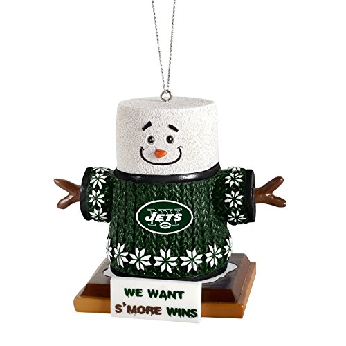 2015 NFL Football Team Logo Smores Holiday Tree Ornament – Pick Team (New York Jets)