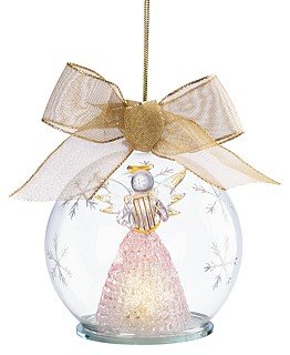Lenox Exclusive Light Up Angel Wonder Ball Ornament