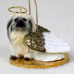 1 X Pekingese Angel Dog Ornament