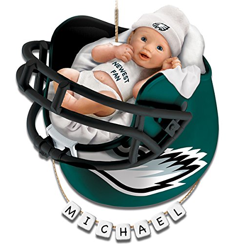 NFL Philadelphia Eagles Personalized Baby’s First Christmas Ornament by The Bradford Exchange