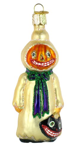Old World Christmas Lil Goblin Trick Treater Halloween Ornament