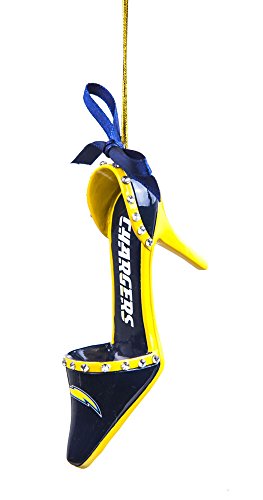 San Diego Chargers Official NFL 3 inch x 1.5 inch Team Shoe Ornament