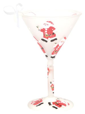 Lolita Holiday 2011, Mini-Tini Ornament, Santa’s Party – Wine Martini New Love ORN2-5545D