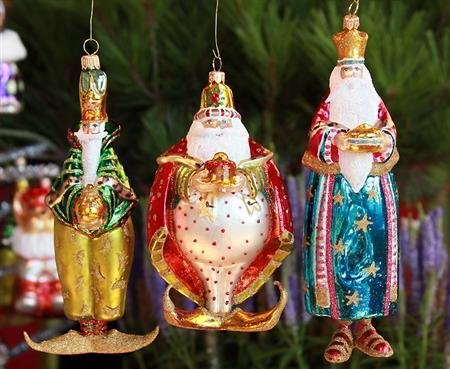 Patience Brewster Magi Glass Ornaments Set of 3