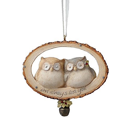 Enesco Foundations Love Owls Ornament 2.95 IN