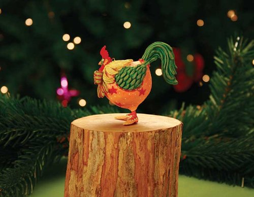 Patience Brewster Krinkles **Mini Donald Rooster Ornament** 30578