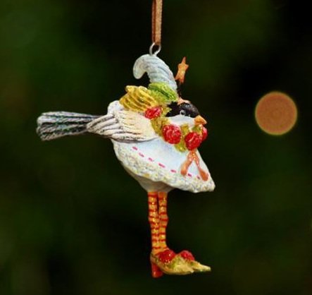 Patience Brewster Mini Chickadee Ornament (08-30293)