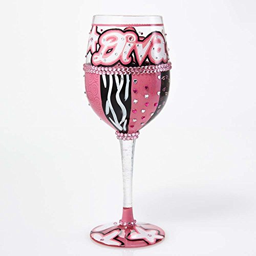 Santa Barbara Design Studio Too Diva Lolita Wine Glass, Multicolor