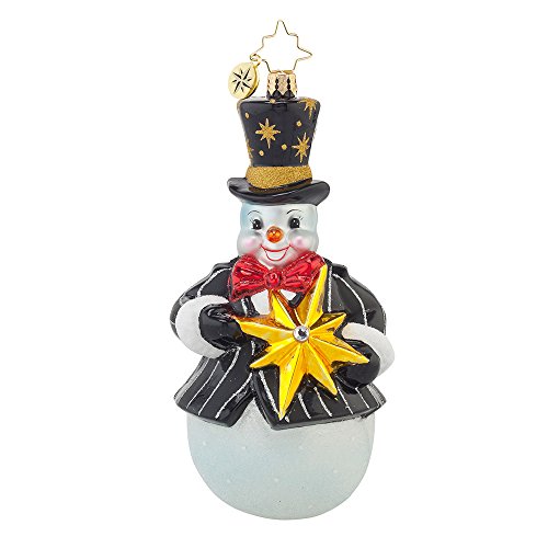 Christopher Radko Frosty-Star Snowman Christmas Ornament