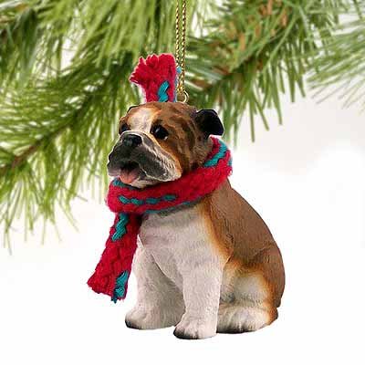 Bulldog Miniature Dog Ornament
