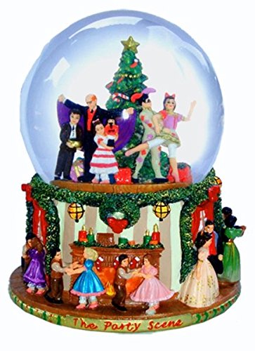 Party Scene Musical Snowglobe – Plays “The Nutcracker Suite March” by Tchaikovsky