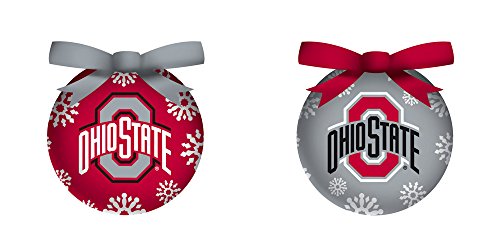 Ohio State University Light Up Ball Christmas Ornament Set of 6